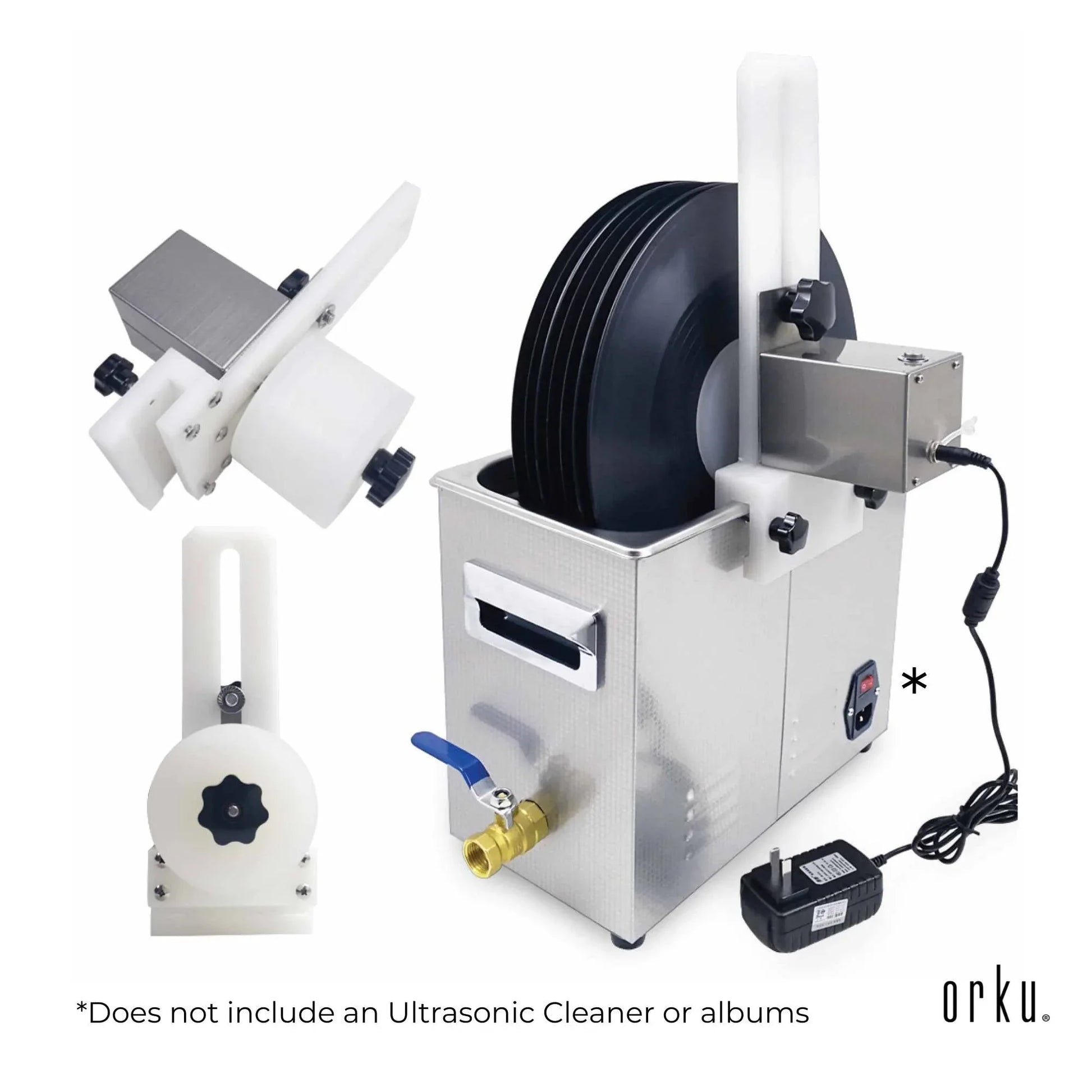 Vinyl Record Cleaning Stand Drying Rack For Ultrasonic Cleaner LP Disc Bracket - Mekamart Australia