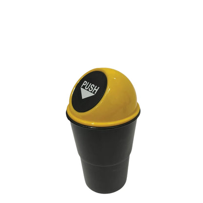 1x 550ml Mini Car Rubbish Bin - Cup Holder Trash Can Coin Ashtray Random Colour - Mekamart Australia