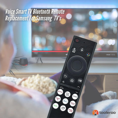 Tooleroo Smart TV Remote Control Replacement For Samsung Voice URC01910F - Mekamart Australia