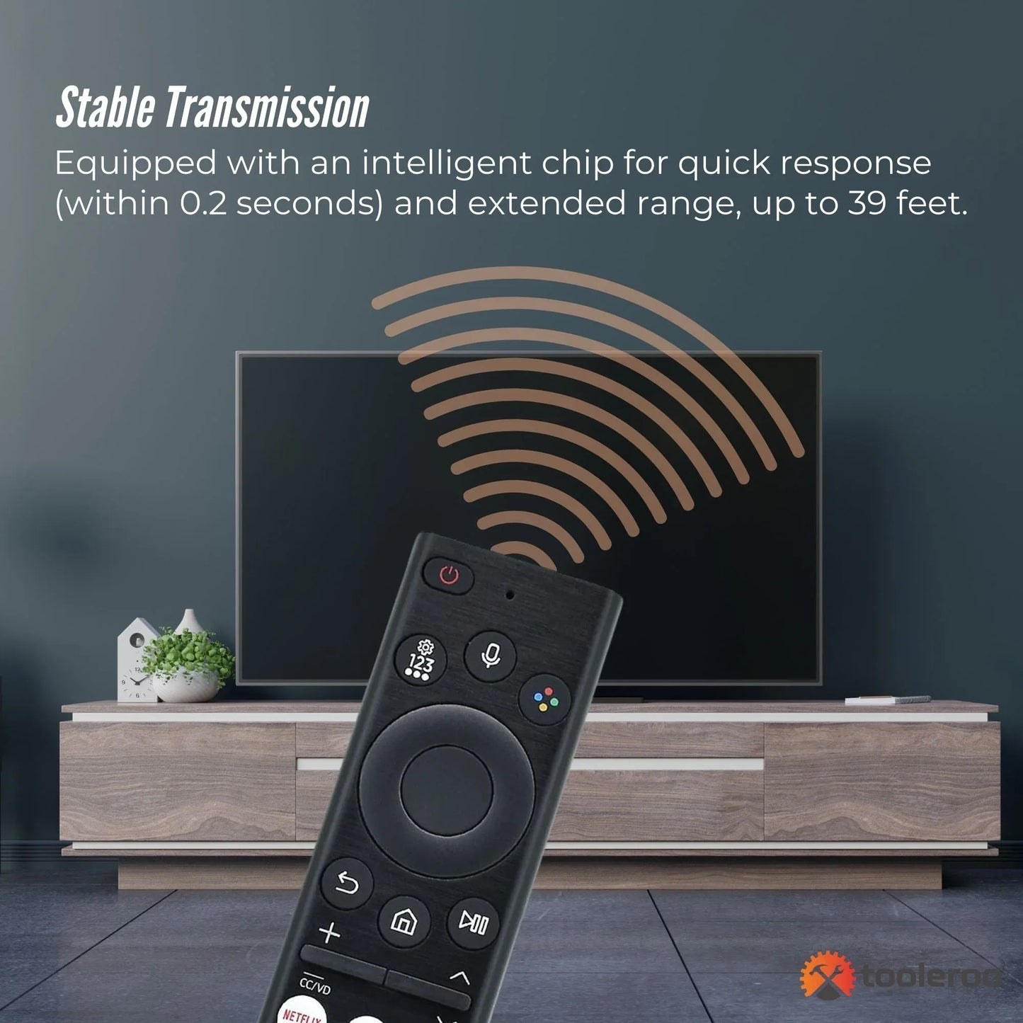 Tooleroo Smart TV Remote Control Replacement For Samsung Voice URC01910F - Mekamart Australia