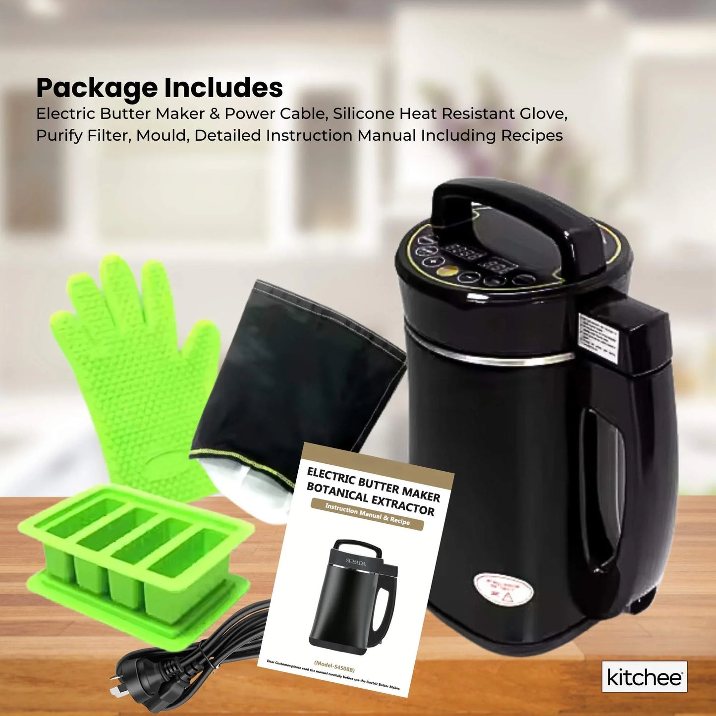 Kitchee Electric Butter Oil Herbal Infuser & Extractor + Decarboxylator Machine - Mekamart Australia