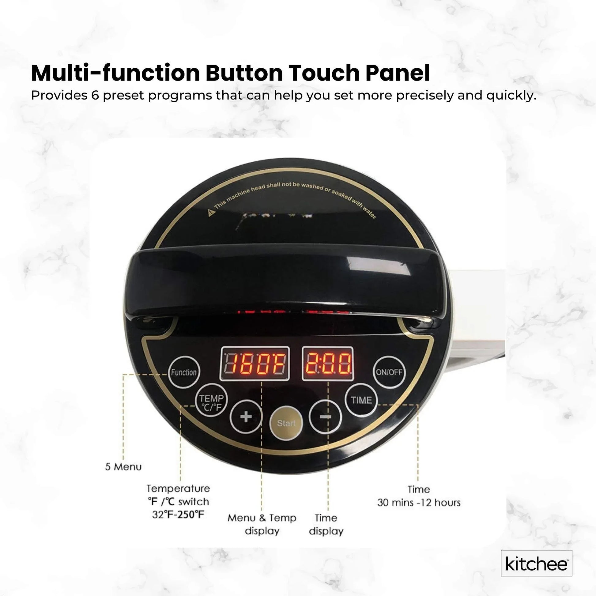 Kitchee Electric Butter Oil Herbal Infuser & Extractor + Decarboxylator Machine - Mekamart Australia