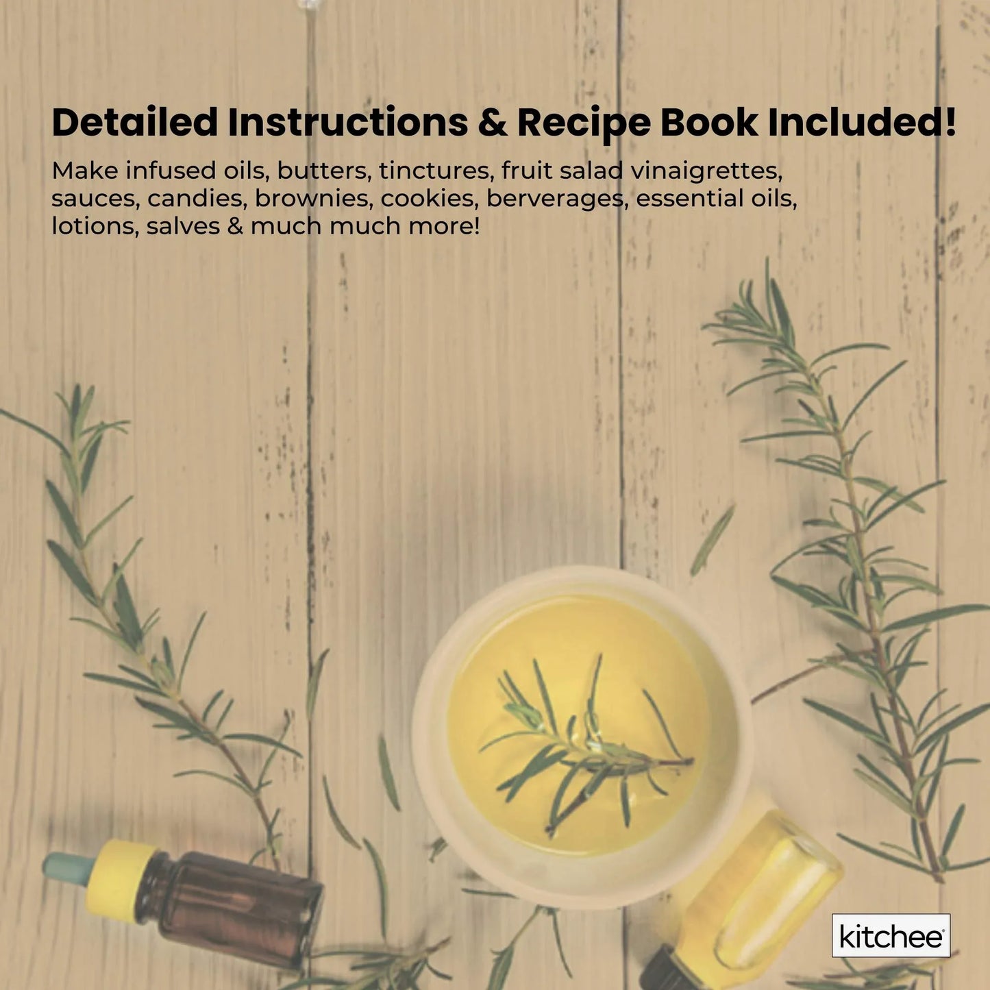 Kitchee Electric Butter Oil Herbal Infuser & Extractor + Decarboxylator Machine - Mekamart Australia