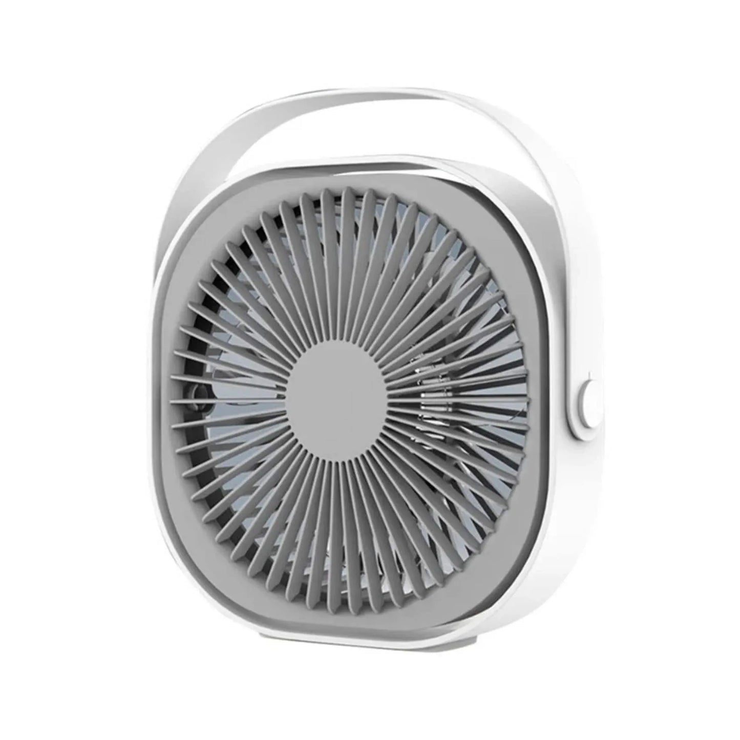 3-Speed USB 20cm Desktop Fan - Quiet Portable Lightweight Rechargeable Cooler - Mekamart Australia
