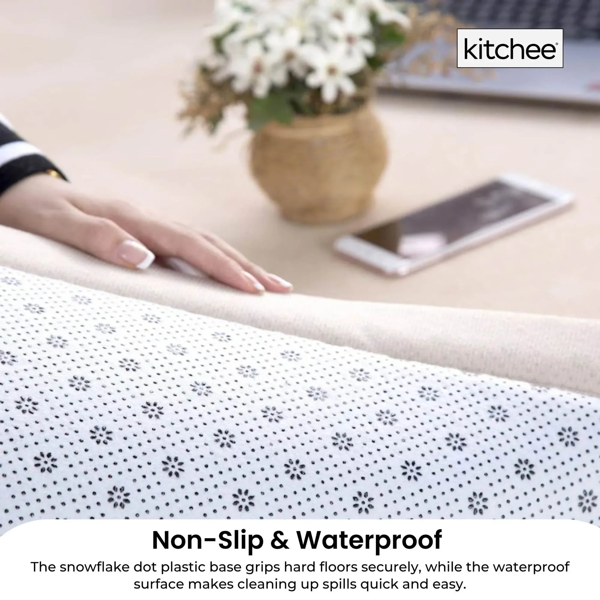 Kitchee Kids Foam Floor Play Mat 200x200cm – Padded Thick Soft Tatami Style Grey - Mekamart Australia
