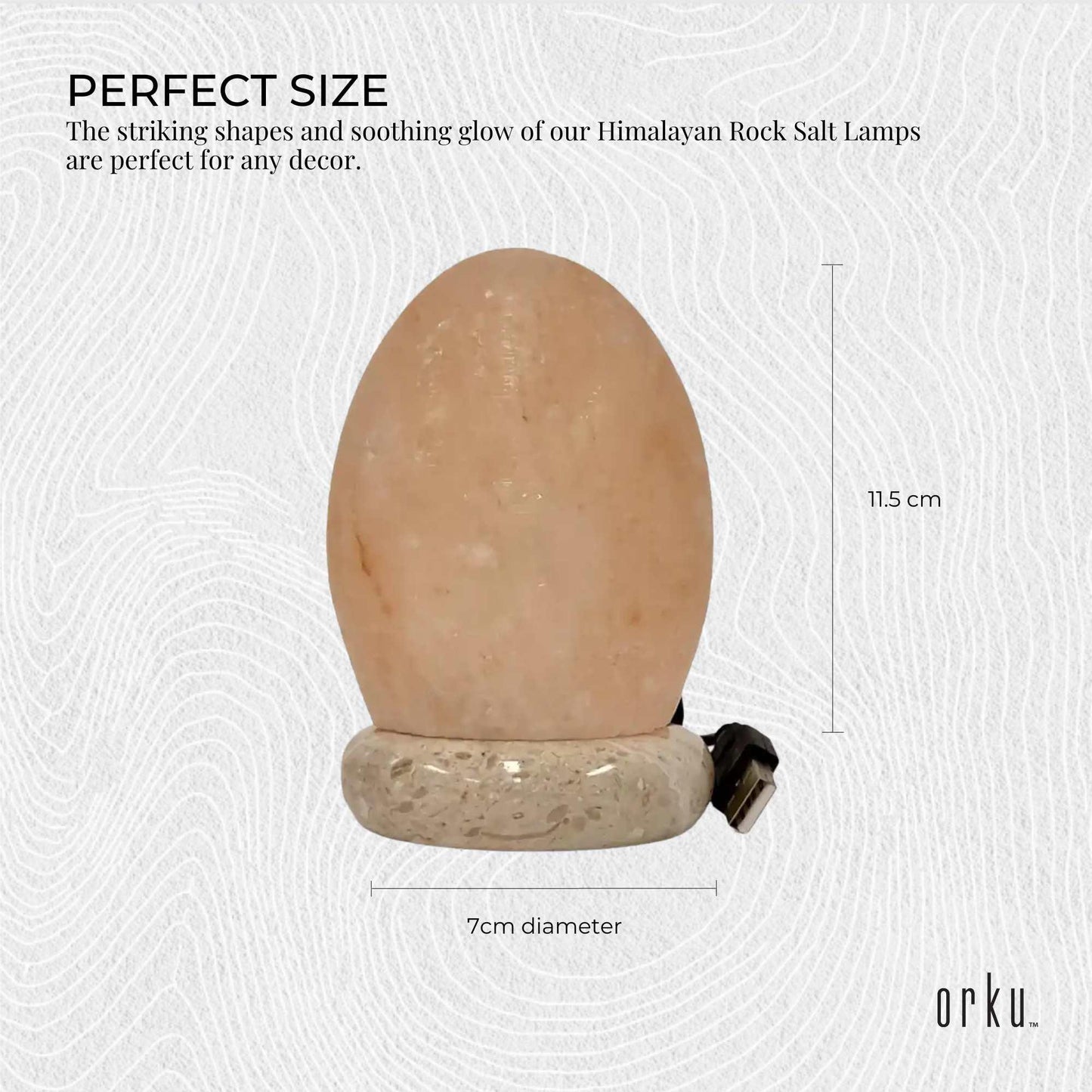 USB Colour Changing Egg Shape Himalayan Pink Salt Lamp Color Change LED Light - Mekamart Australia