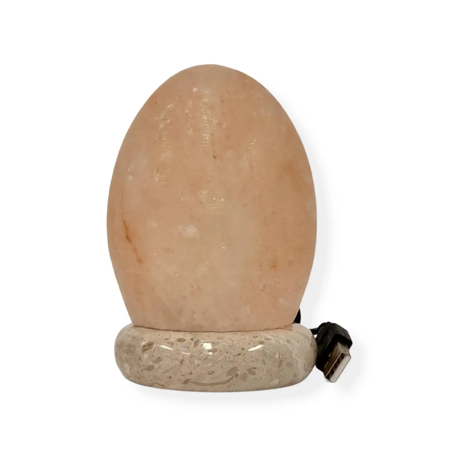 USB Colour Changing Egg Shape Himalayan Pink Salt Lamp Color Change LED Light - Mekamart Australia