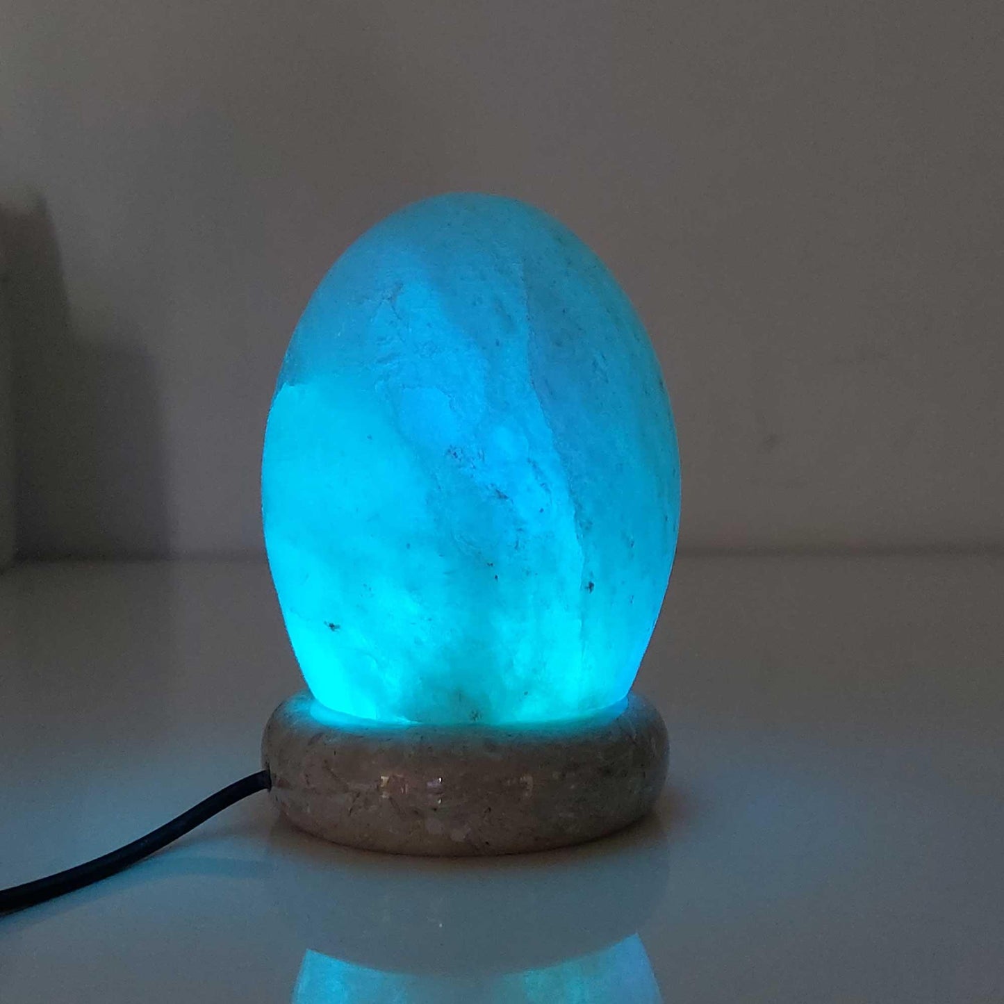 USB Colour Changing Egg Shape Himalayan Pink Salt Lamp Color Change LED Light - Mekamart Australia