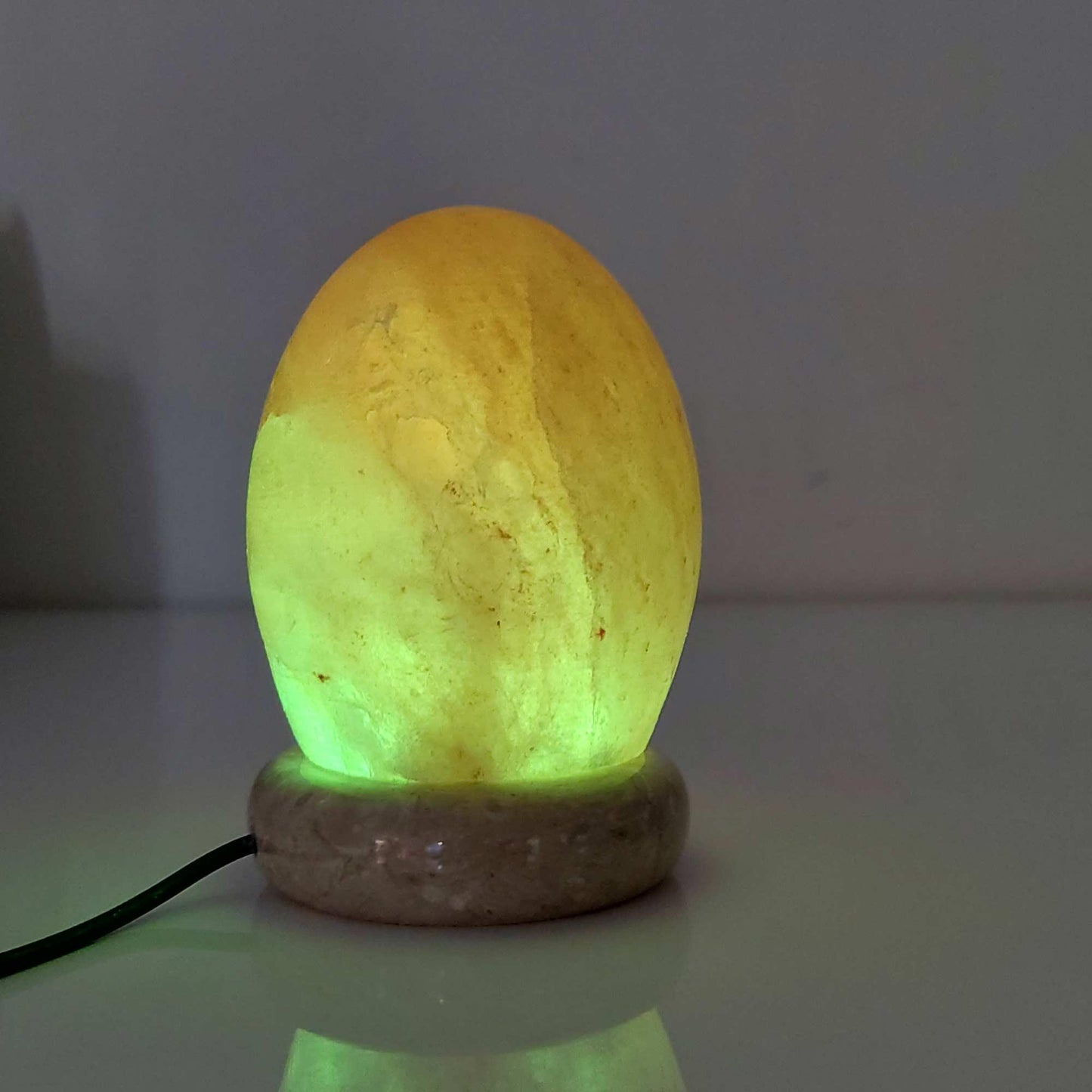 USB Colour Changing Egg Shape Himalayan Pink Salt Lamp Color Change LED Light - Mekamart Australia