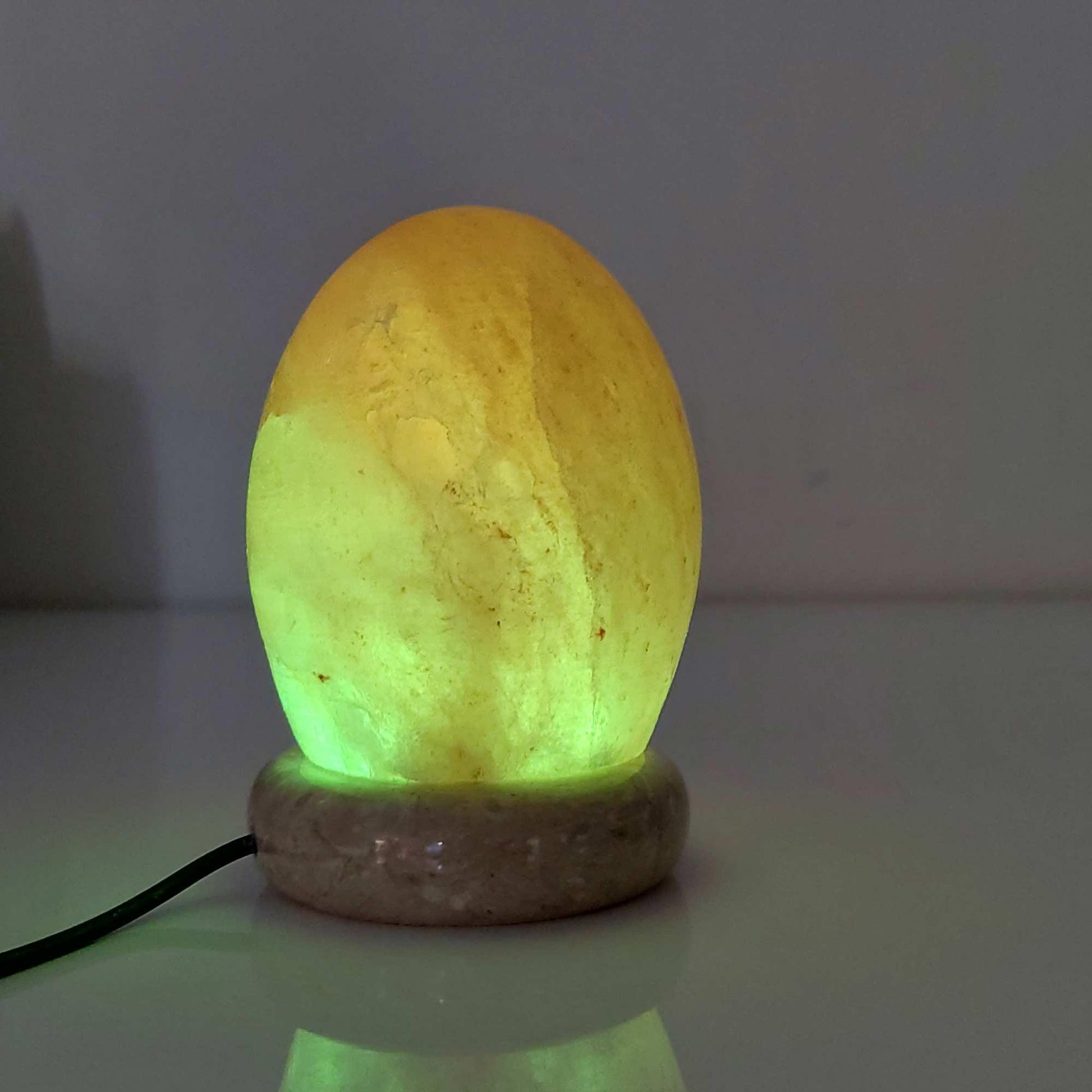 USB Colour Changing Egg Shape Himalayan Pink Salt Lamp Color Change LED Light - Mekamart Australia