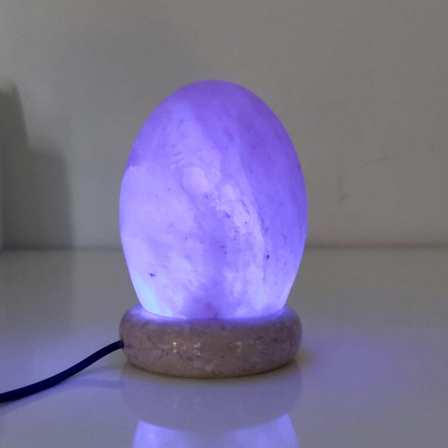 USB Colour Changing Egg Shape Himalayan Pink Salt Lamp Color Change LED Light - Mekamart Australia