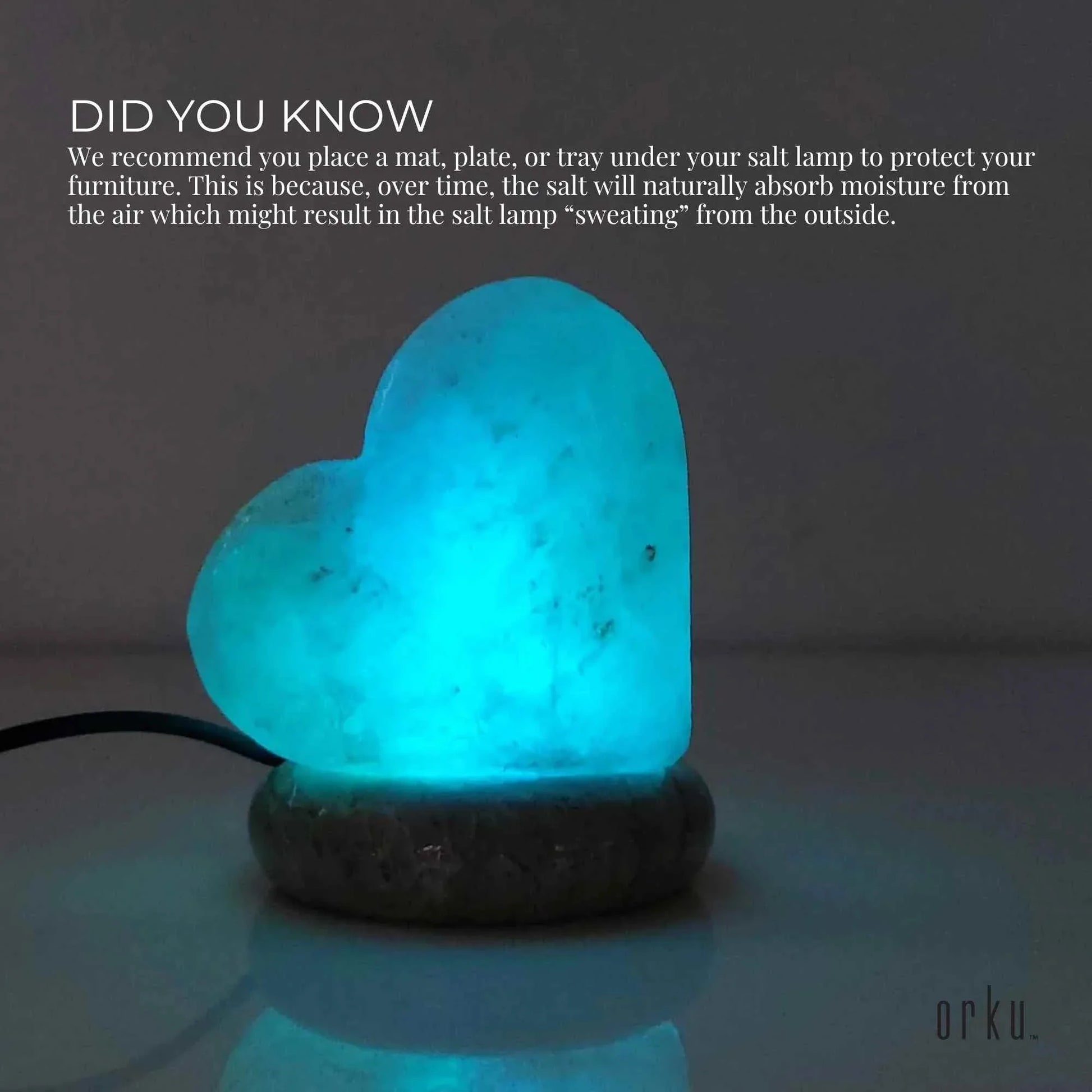 USB Colour Changing Salt Himalayan Lamp - Heart Love Shape Pink Rock LED Light - Mekamart Australia