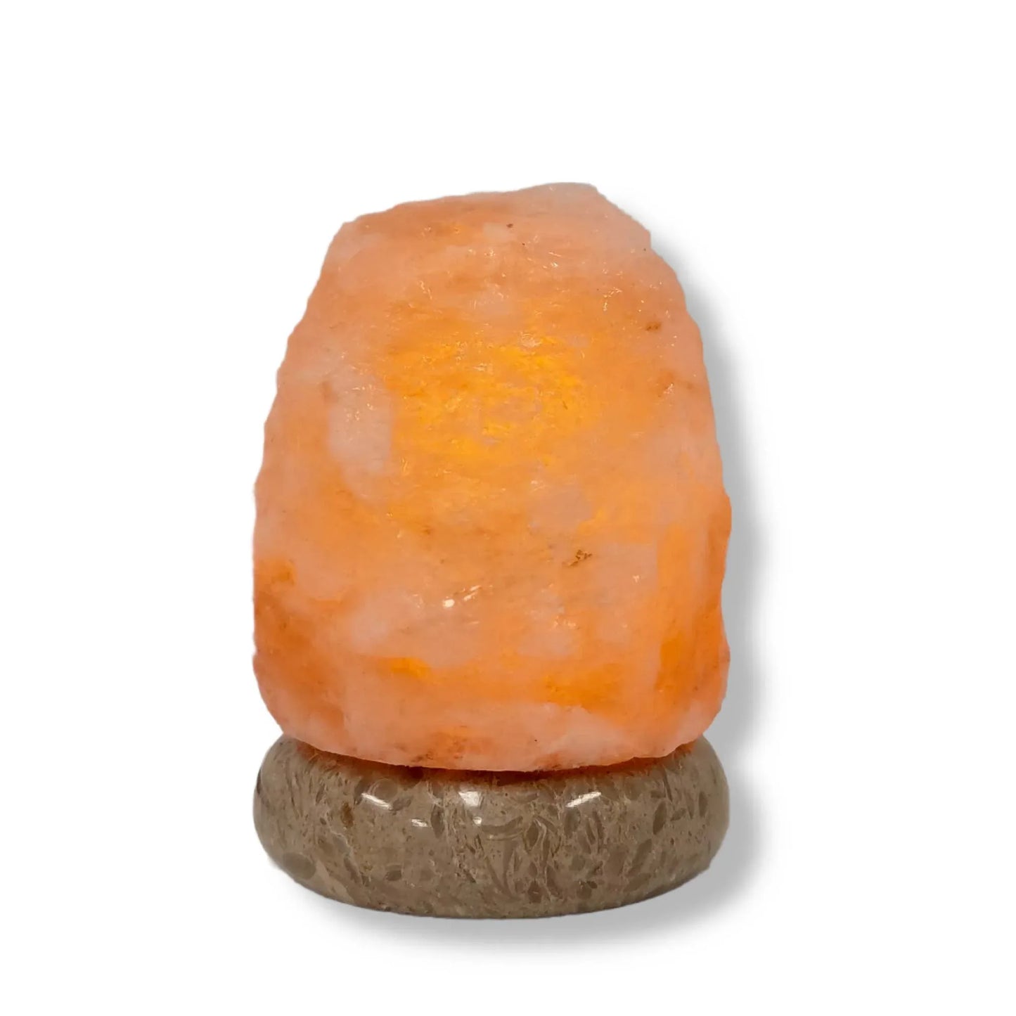 USB Colour Changing Salt Himalayan Lamp - Natural Shape Pink Rock LED Light - Mekamart Australia