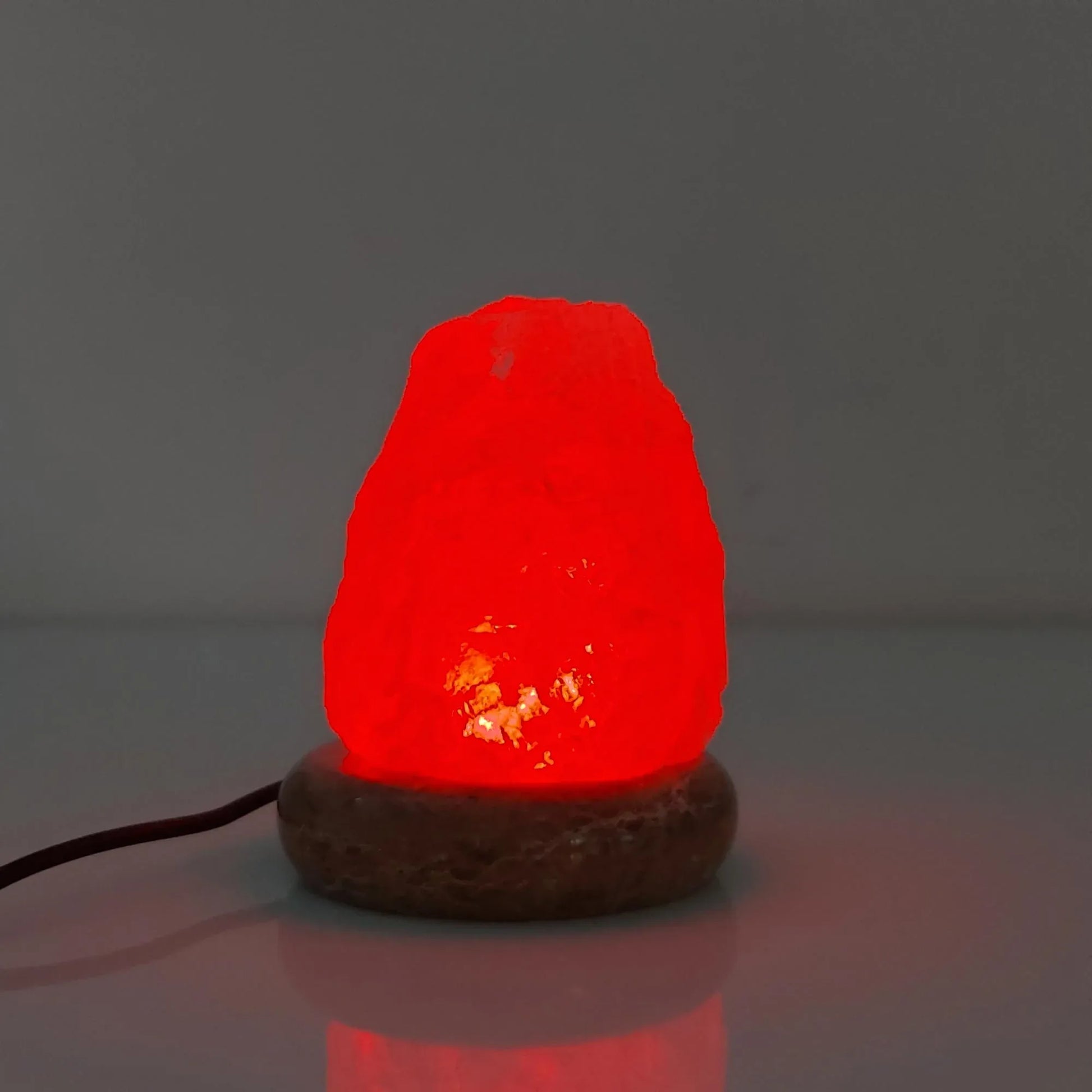 USB Colour Changing Salt Himalayan Lamp - Natural Shape Pink Rock LED Light - Mekamart Australia