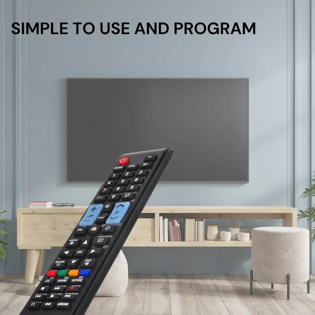 Tooleroo SMART TV Remote Control Compatible with PANASONIC DAEWOO HAIER & More - Mekamart Australia