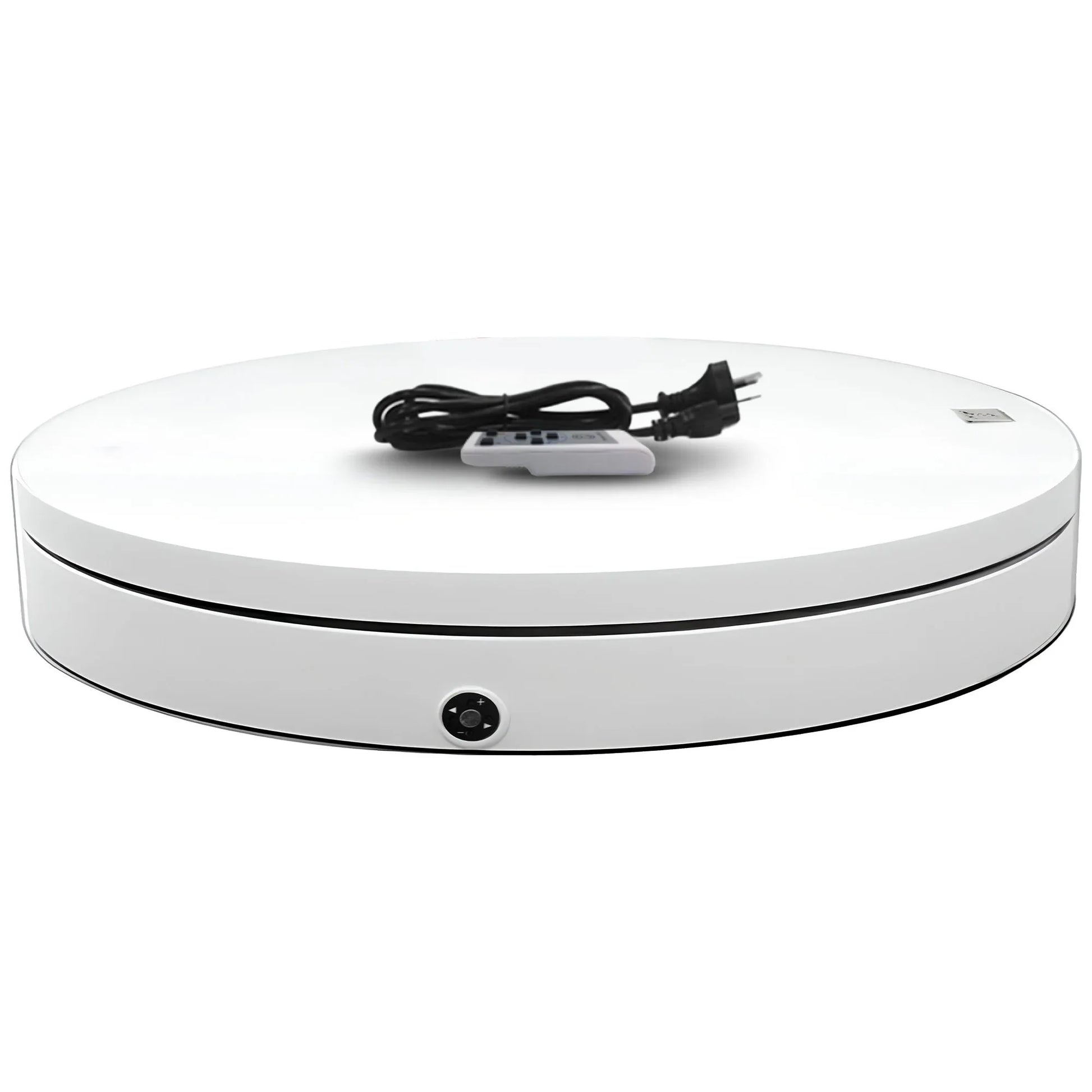 Christabelle 80cm 200kg Commercial Electric Display Turntable Motorised White - Mekamart Australia