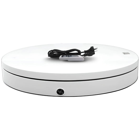 Christabelle 80cm 200kg Commercial Electric Display Turntable Motorised White - Mekamart Australia