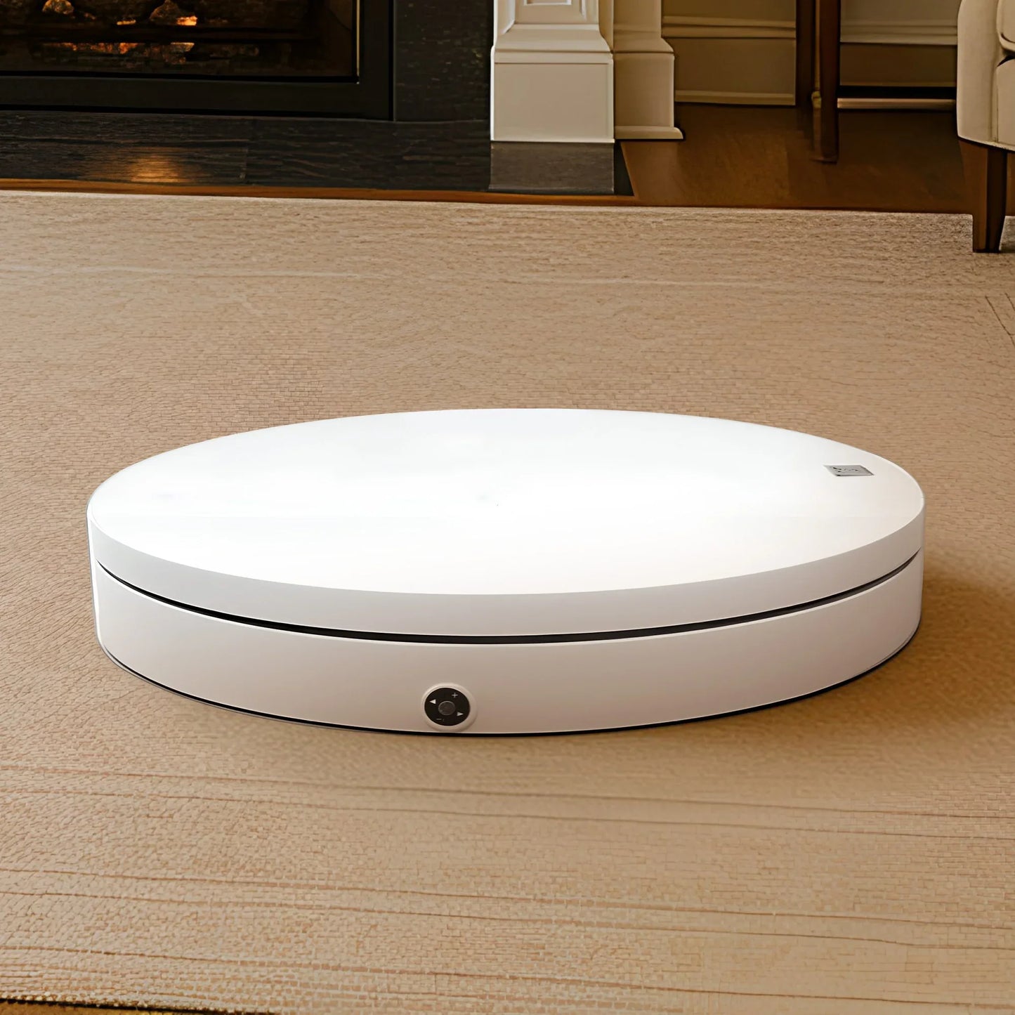 Christabelle 80cm 200kg Commercial Electric Display Turntable Motorised White - Mekamart Australia