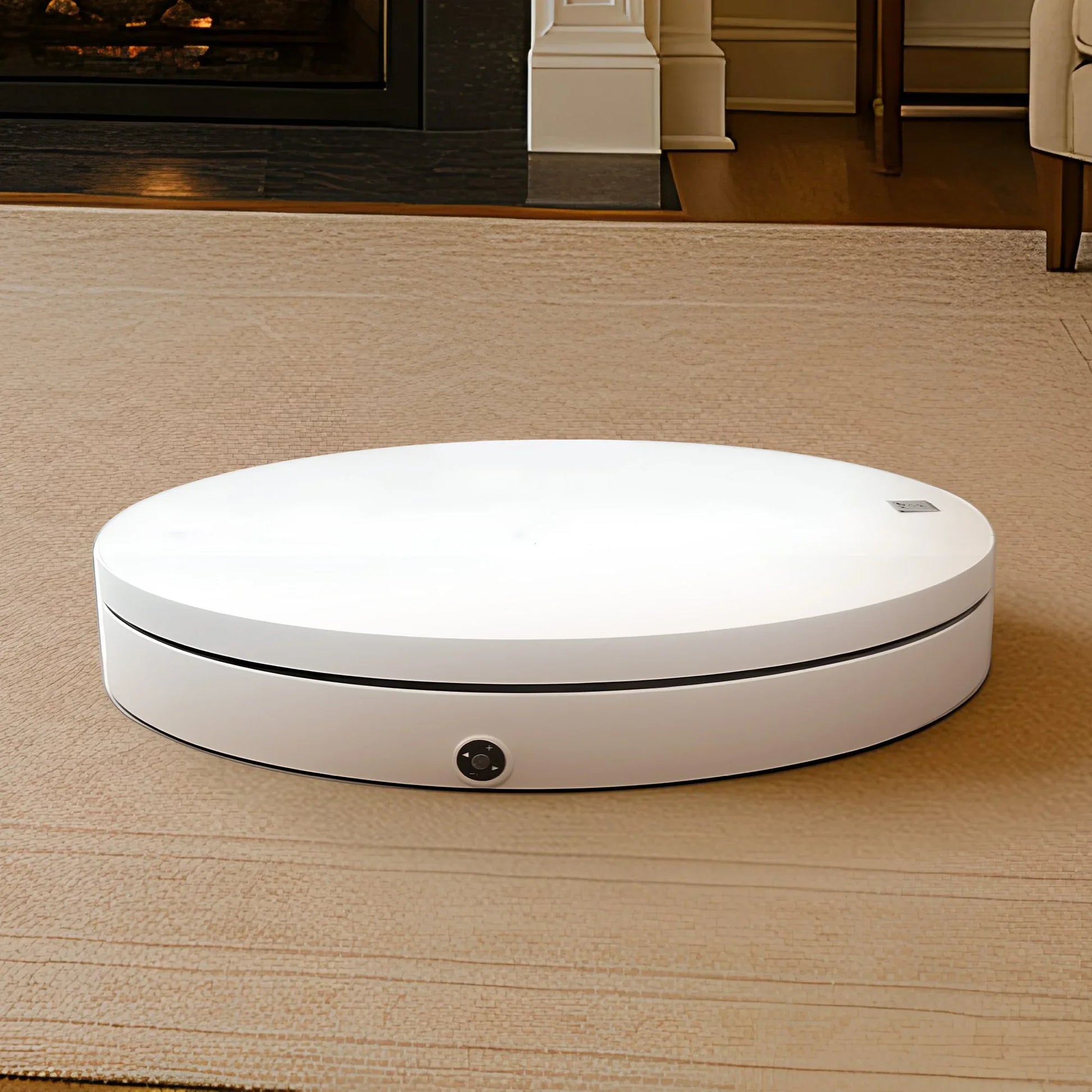 Christabelle 80cm 200kg Commercial Electric Display Turntable Motorised White - Mekamart Australia