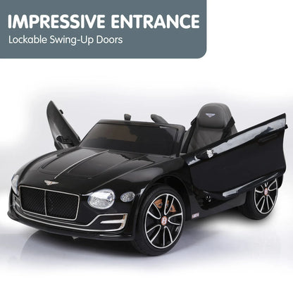 Kahuna Bentley Exp 12 Licensed Speed 6E Electric Kids Ride On Car Black - Mekamart Australia