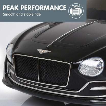 Kahuna Bentley Exp 12 Licensed Speed 6E Electric Kids Ride On Car Black - Mekamart Australia
