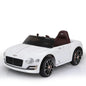 Kahuna Bentley Exp 12 Speed 6E Licensed Kids Ride On Electric Car Remote Control - White - Mekamart Australia