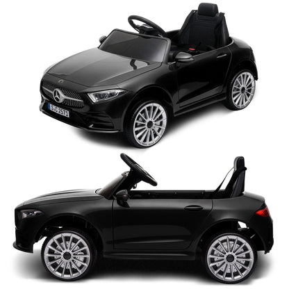 Kahuna Mercedes Benz CLS 350 Kids Electric Ride On Car with Remote Control - Black - Mekamart Australia