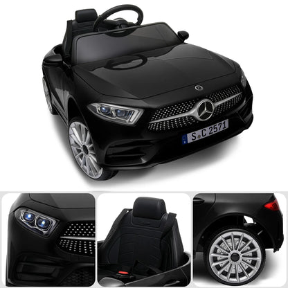 Kahuna Mercedes Benz CLS 350 Kids Electric Ride On Car with Remote Control - Black - Mekamart Australia