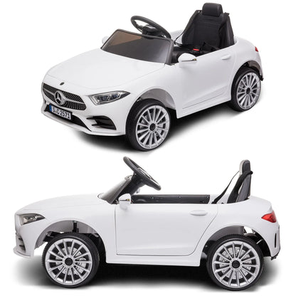 Kahuna Mercedes Benz CLS 350 Kids Electric Ride On Car with Remote Control - White - Mekamart Australia