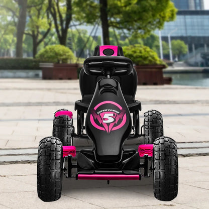 Kahuna G18 Kids Ride On Pedal Go Kart - Rose Pink - Mekamart Australia