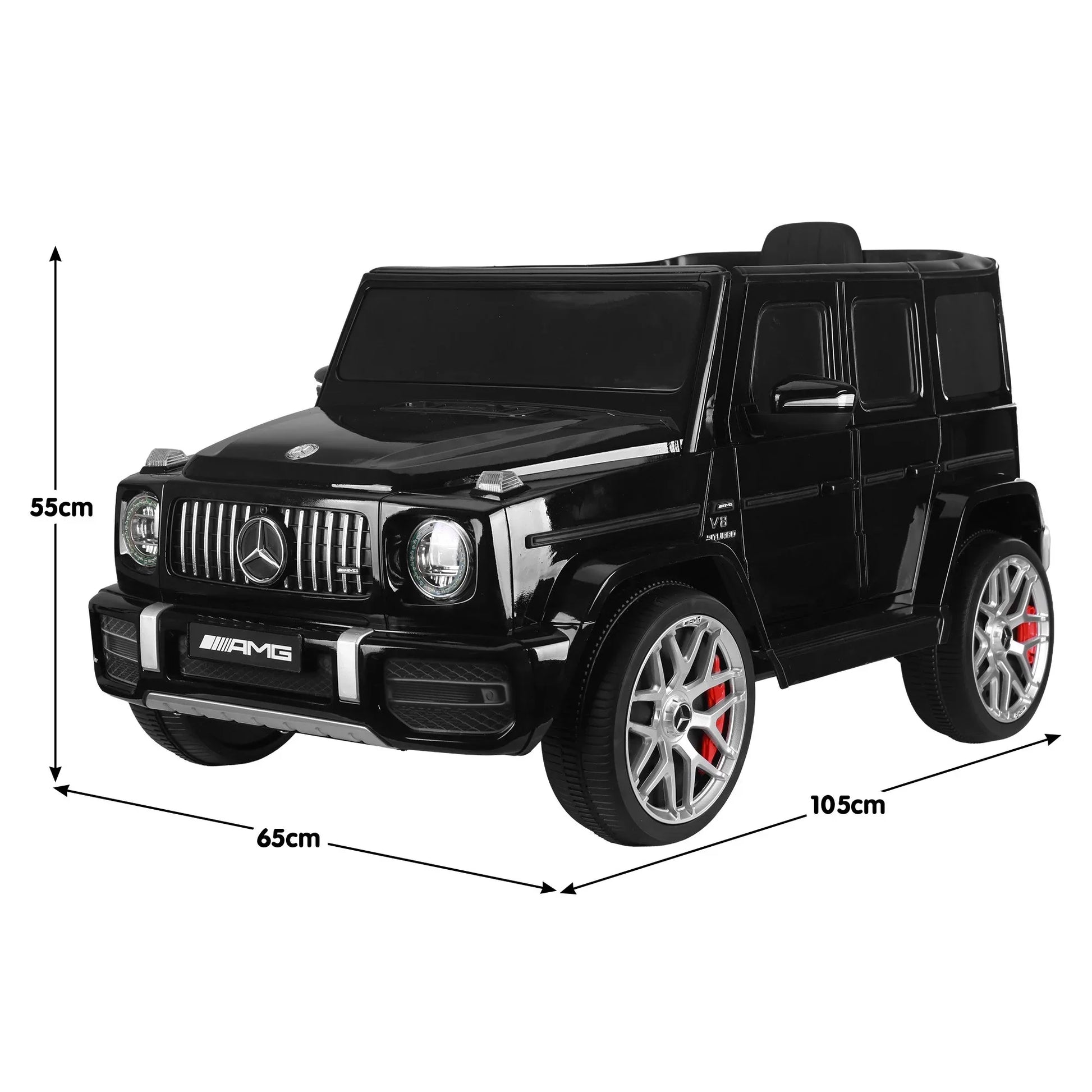 Kahuna Mercedes Benz AMG Licensed G63 Kids Electric Ride On Car Remote Control Dual 25W Motors Music Player LED Lights - Mekamart Australia