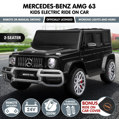 Kahuna Mercedes Benz AMG G63 Kids Electric Two Seater Ride On Car with Remote Control - Mekamart Australia