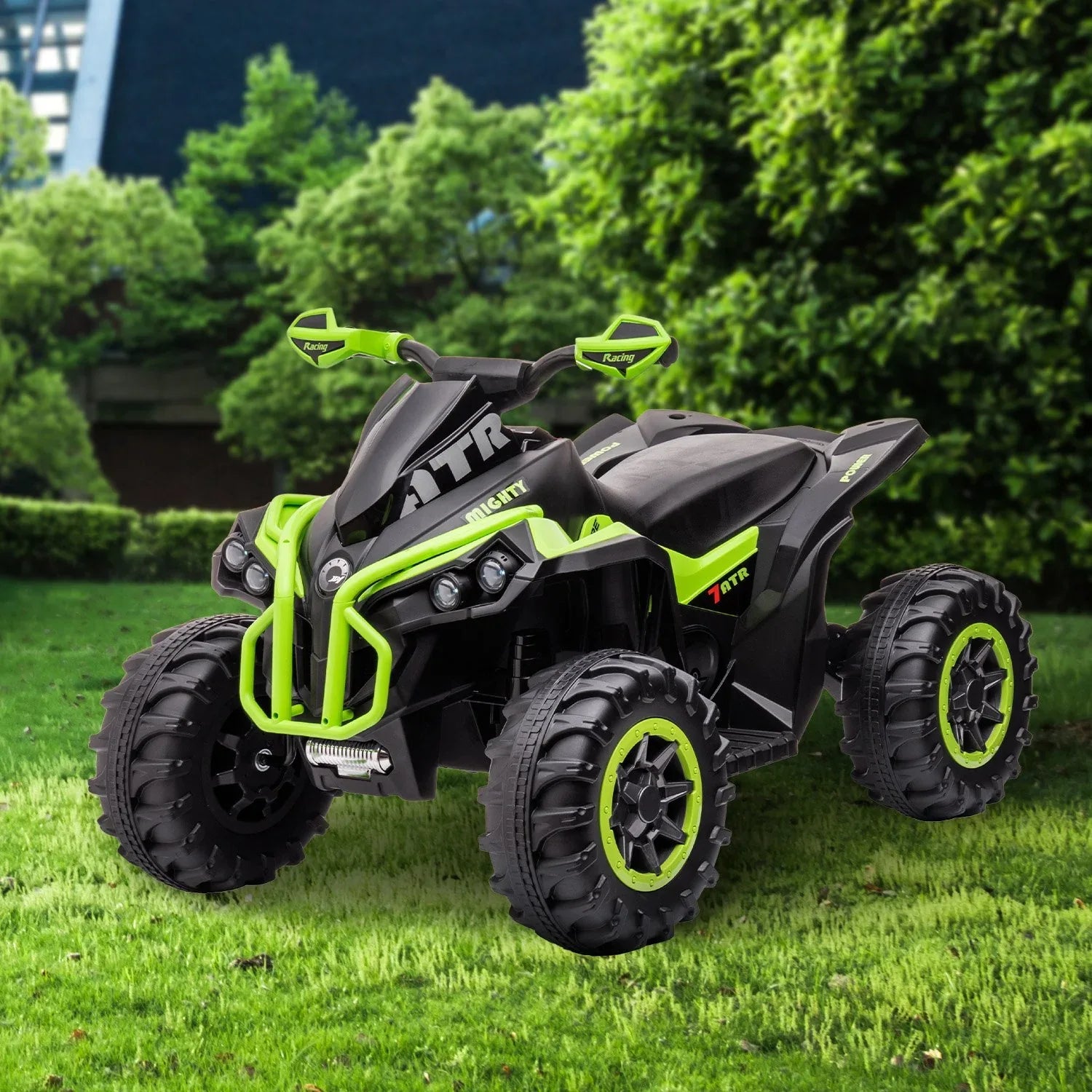 Kahuna GTS99 Kids Electric Ride On Quad Bike Toy ATV 50W - Green - Mekamart Australia