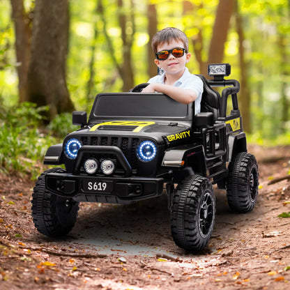 Kahuna S619 Gravity Kids Electric Ride On Car - Black - Mekamart Australia
