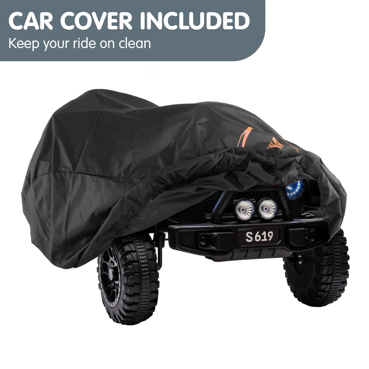 Kahuna S619 Gravity Kids Electric Ride On Car - Black - Mekamart Australia