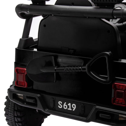 Kahuna S619 Gravity Kids Electric Ride On Car - Black - Mekamart Australia