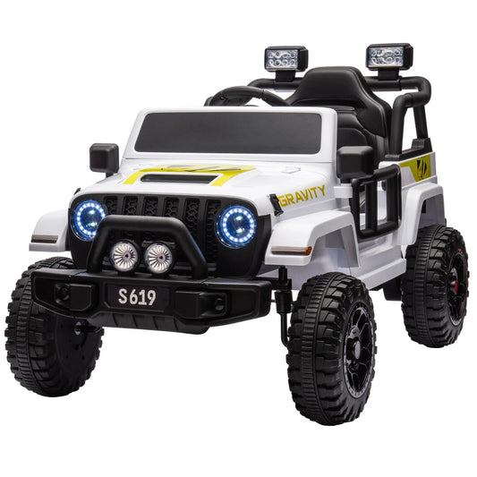 Kahuna S619 Gravity Kids Electric Ride On Car - White - Mekamart Australia
