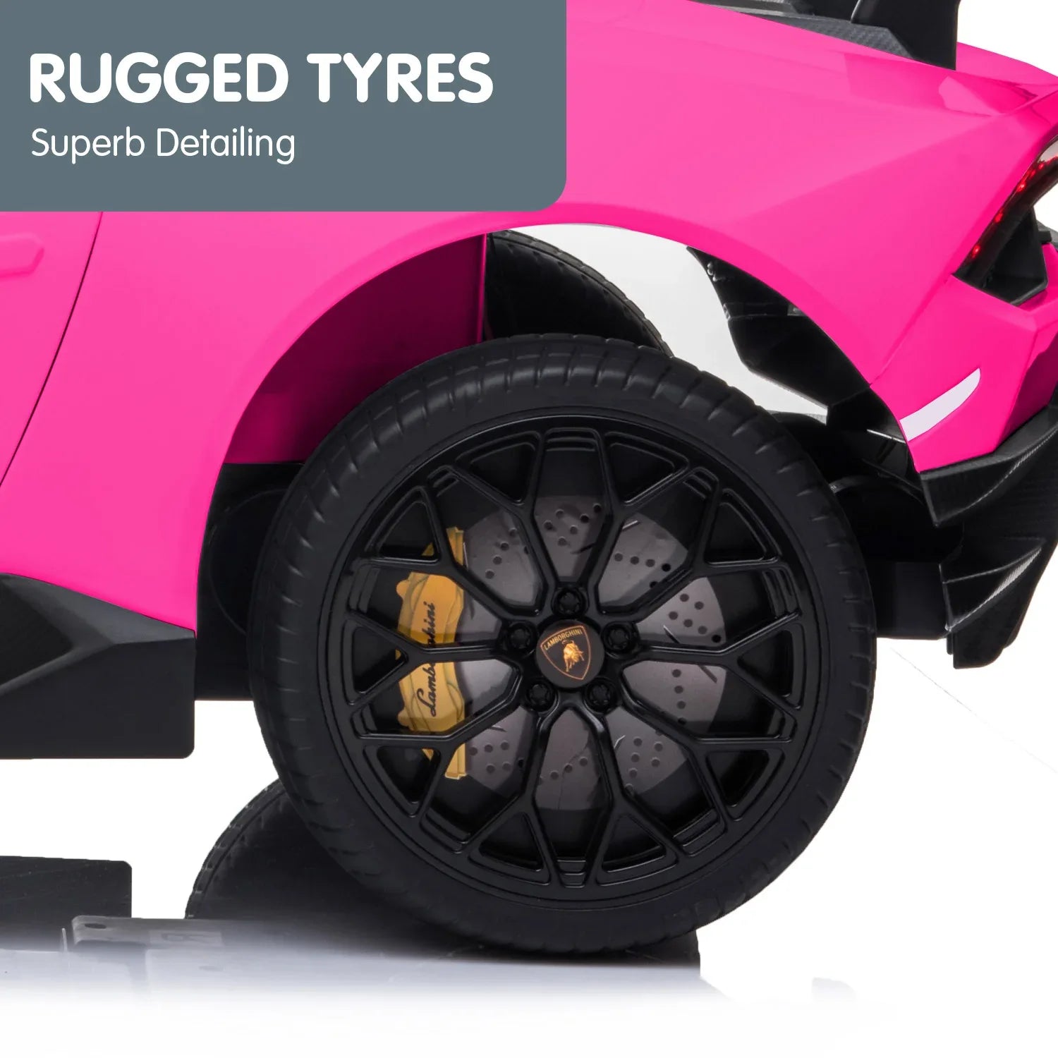 Kahuna Lamborghini Performante Kids Electric Ride On Car Remote Control by Kahuna - Pink - Mekamart Australia