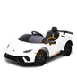 Kahuna Lamborghini Performante Kids Electric Ride On Car Remote Control by Kahuna - White - Mekamart Australia