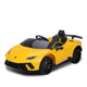 Kahuna Lamborghini Performante Kids Electric Ride On Car Remote Control - Yellow - Mekamart Australia