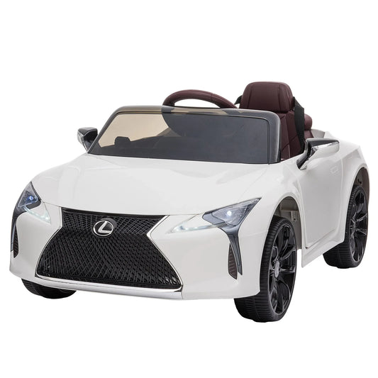 Kahuna Licensed Lexus Lc 500 Kids Electric Ride On Car - White - Mekamart Australia