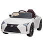 Kahuna Licensed Lexus Lc 500 Kids Electric Ride On Car - White - Mekamart Australia