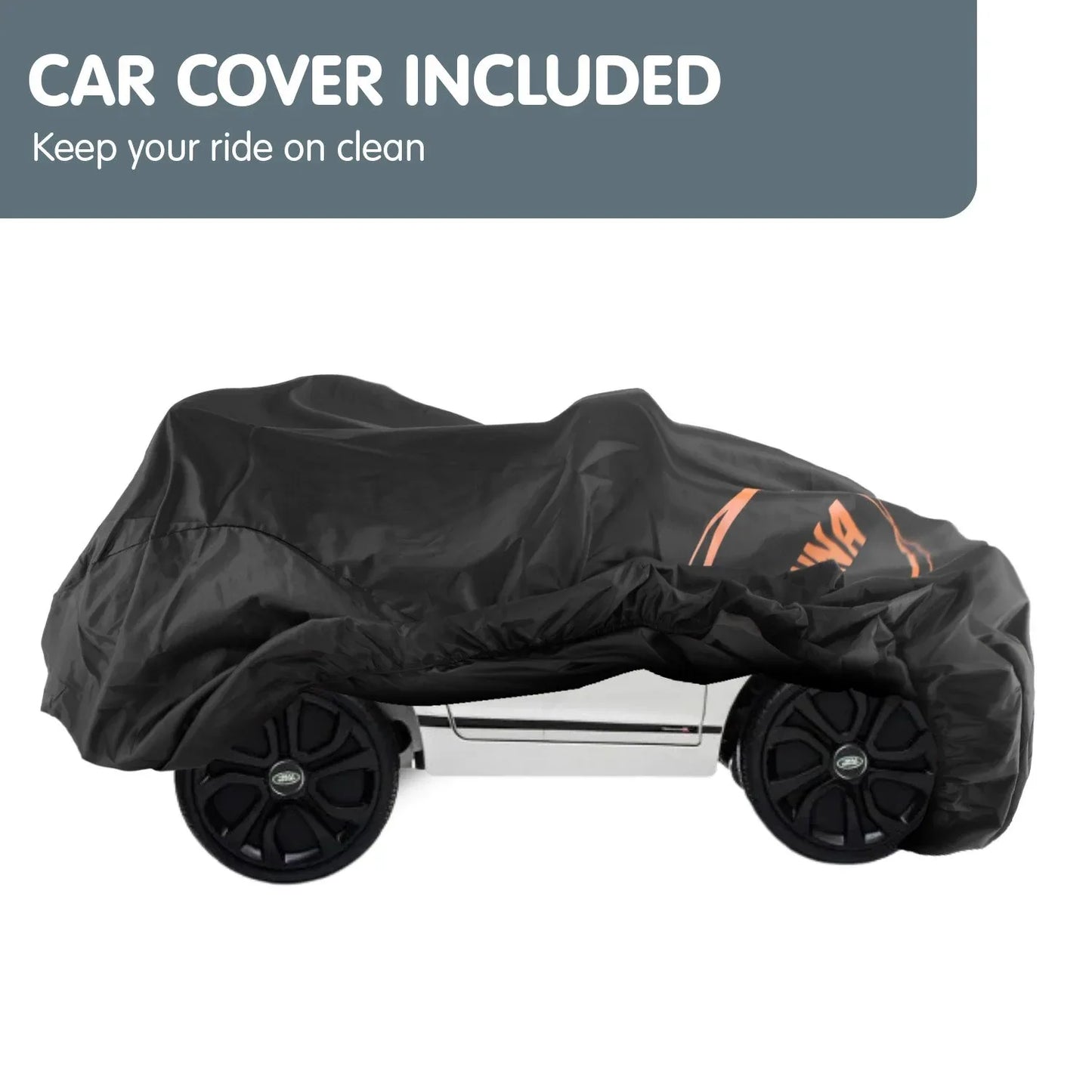 Kahuna Land Rover Licensed Kids Electric Ride On Car Remote Control - White - Mekamart Australia