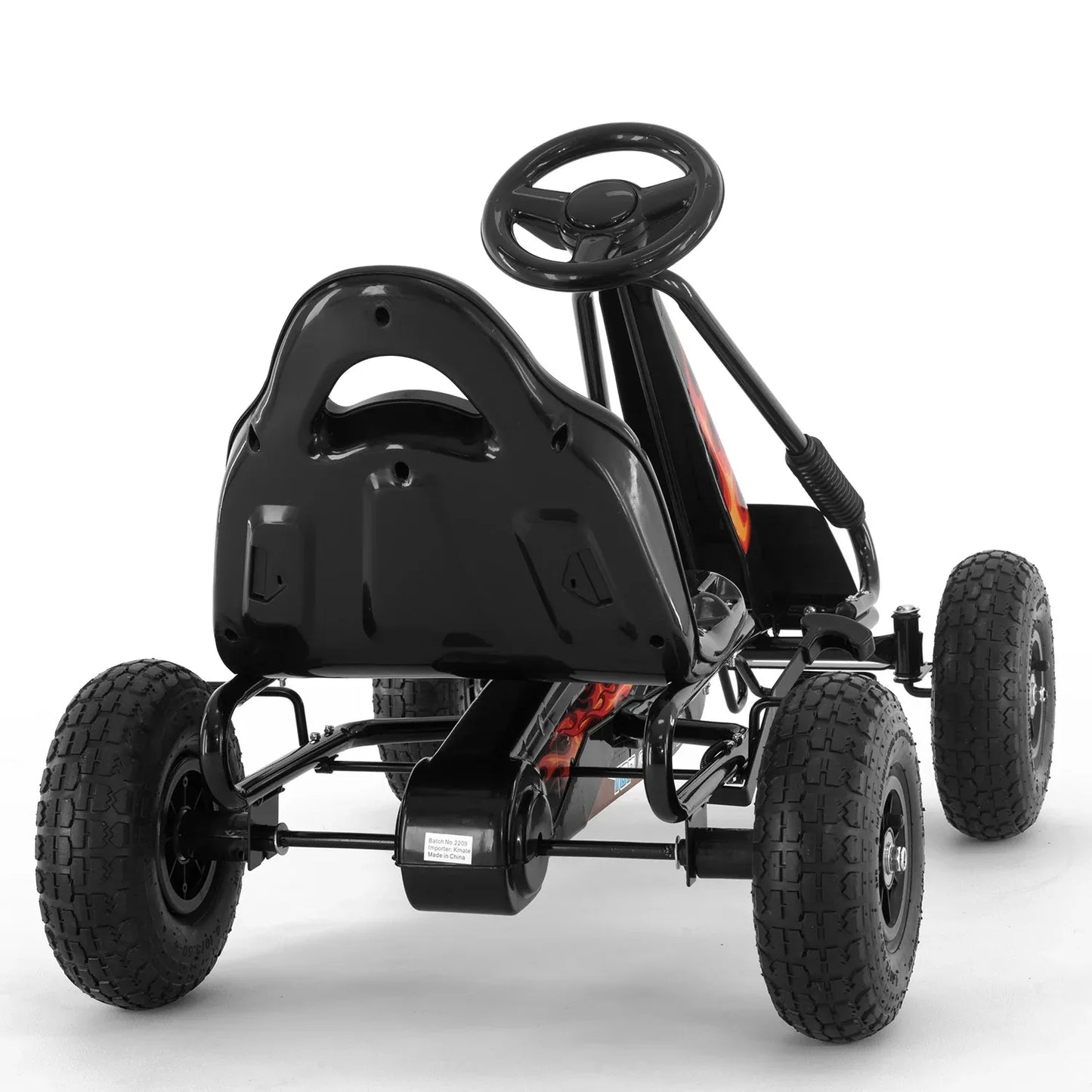 Kahuna G95 Kids Ride On Pedal-Powered Go Kart - Black - Mekamart Australia