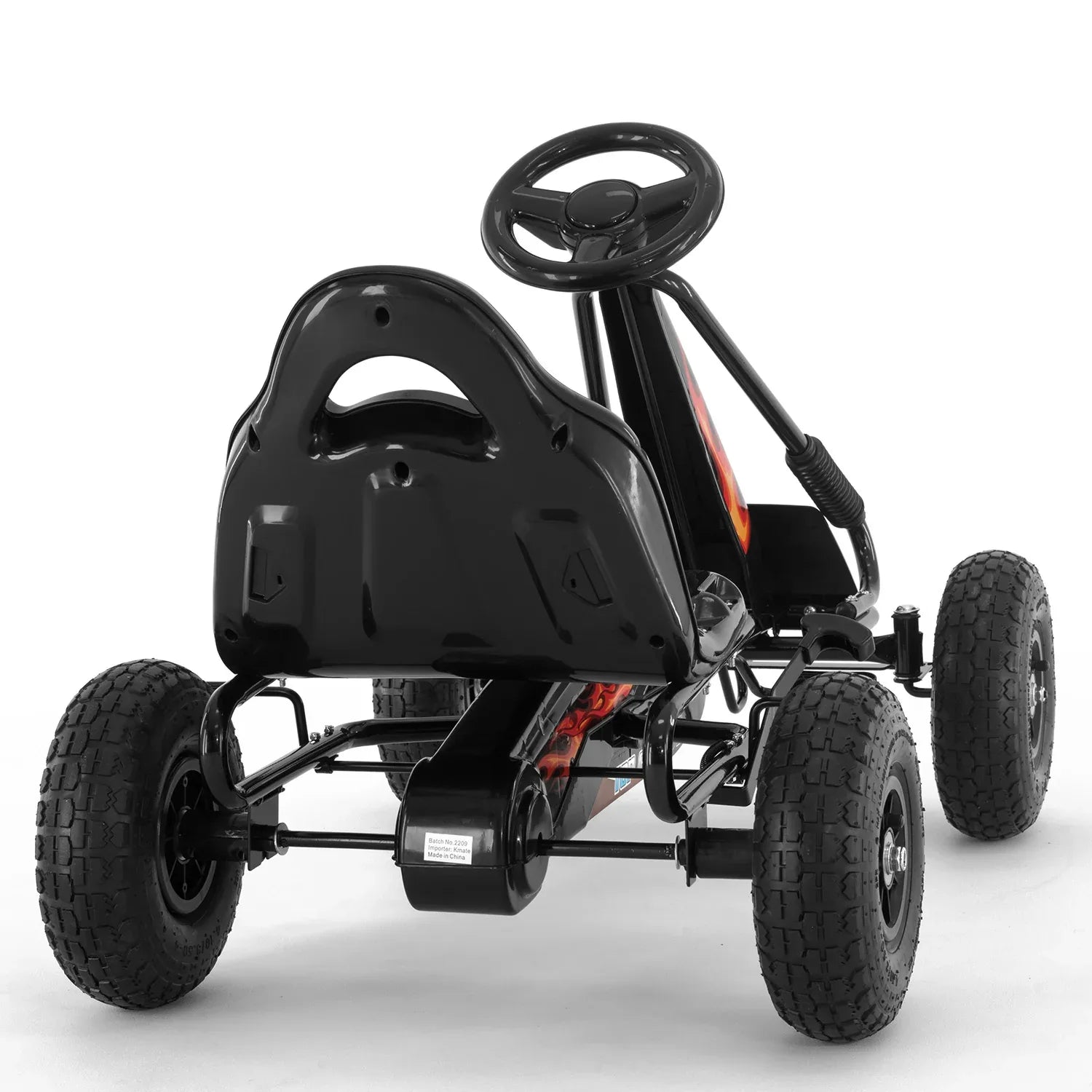 Kahuna G95 Kids Ride On Pedal-Powered Go Kart - Black - Mekamart Australia