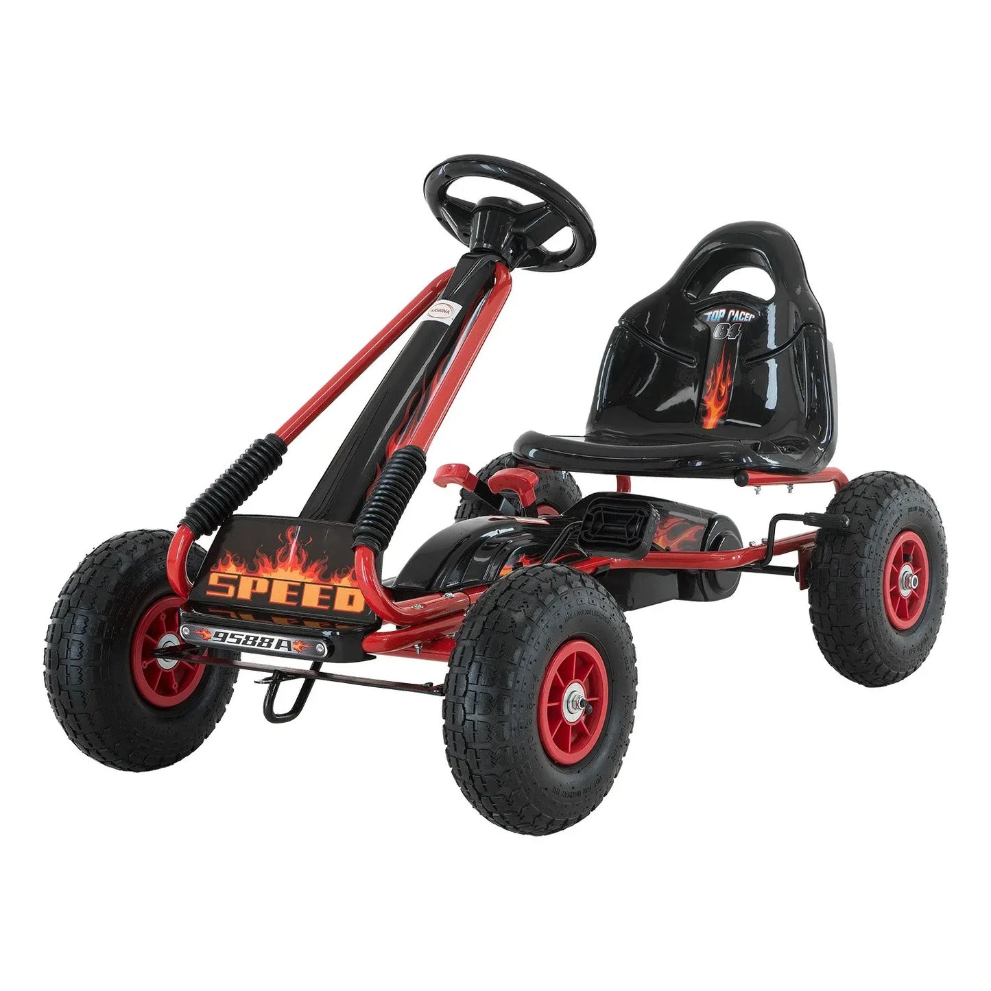 Kahuna G95 Kids Ride On Pedal-Powered Go Kart - Red - Mekamart Australia