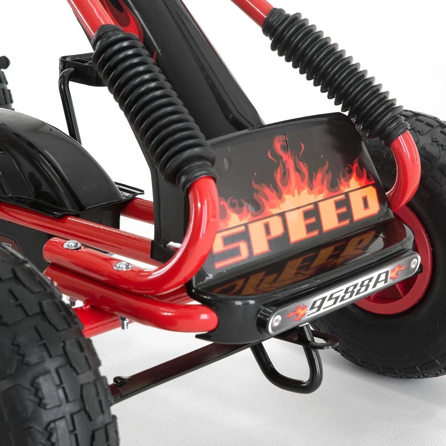 Kahuna G95 Kids Ride On Pedal-Powered Go Kart - Red - Mekamart Australia