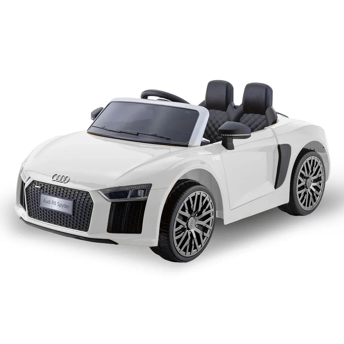 Kahuna Kahuna R8 Spyder Audi Licensed Kids Electric Ride On Car Remote Control - White - Mekamart Australia