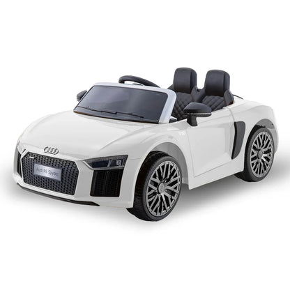 Kahuna Kahuna R8 Spyder Audi Licensed Kids Electric Ride On Car Remote Control - White - Mekamart Australia