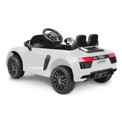 Kahuna Kahuna R8 Spyder Audi Licensed Kids Electric Ride On Car Remote Control - White - Mekamart Australia
